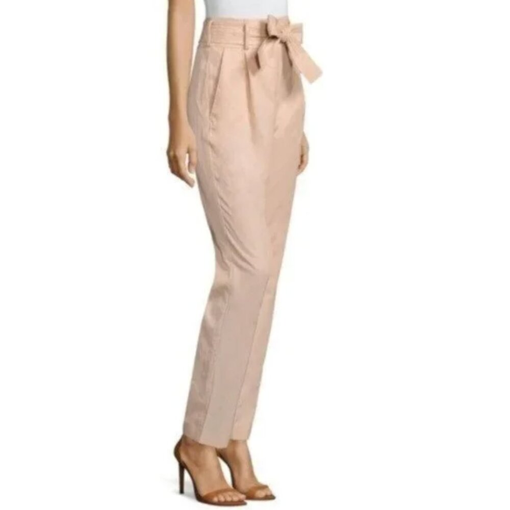 Maje Panisse Bow Belt Slim Pant Size 38